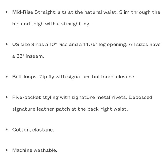 NWT Ralph Lauren Women’s Mid Rise Corduroy Straight Fit Grey Jeans Pants 14 - Picture 5 of 14